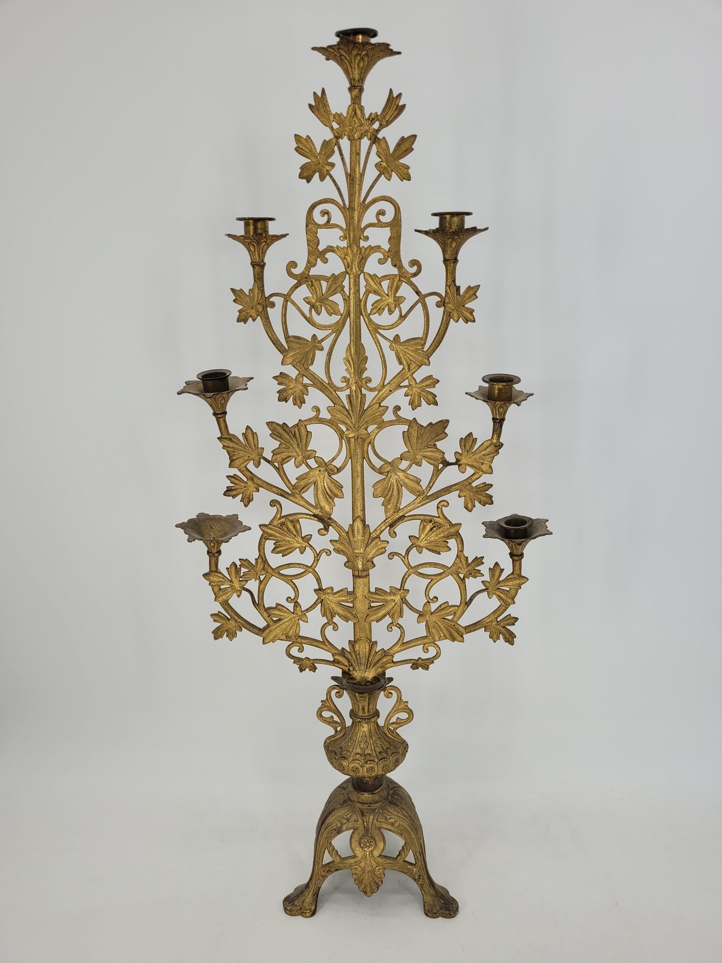 Antiker Jüdischer Kerzenhalter, Weihnachts-/Tannenbaum