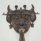Antike Tibetische Dharmapala Yamantaka Bronze Maske