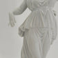 Sandizell Höffner & Co. Porzellan Figur Tanzende Dame im Festkleid