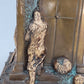 Große Art Nouveau Jugendstil Bronze Blumenvase Limitiert 85/500