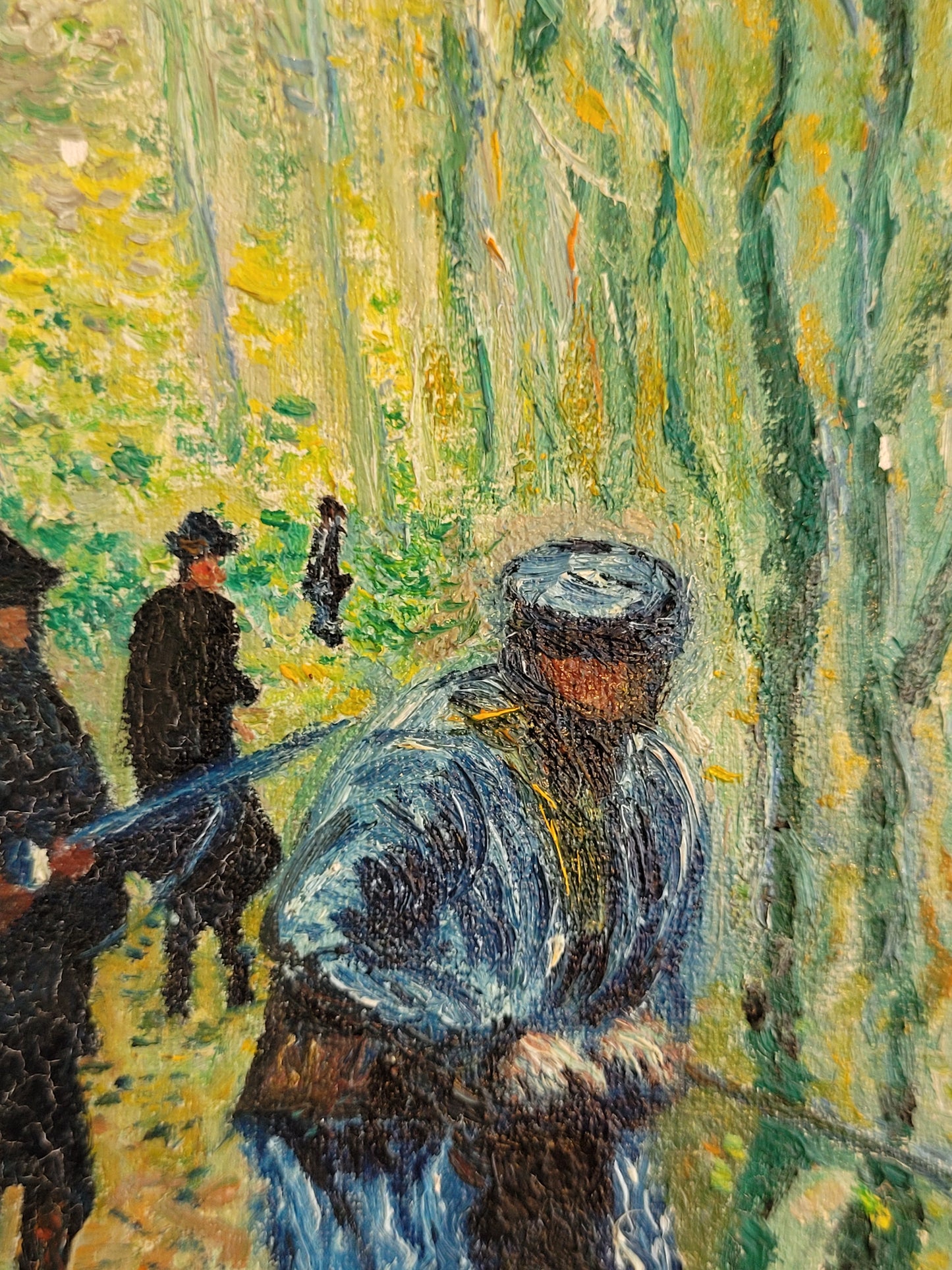 Nach Claude Monet (1840-1926) Ölgemälde die Jagd, Impressionismus