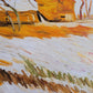 S.W. (XX) Ölgemälde Impressionistische Landschafts Szenerie 76x86cm