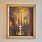 Heinz Münnich (1921-1978) - Ölgemälde Ballerina im Schlosssaal 72x62cm