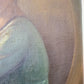 Europäische Schule (XX) Ölgemälde Portrait einer Dame 87x77cm