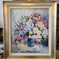 Ricky Damen Vereijken (geb. 1956) Ölgemälde Blumenstillleben 90x80cm