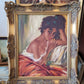 ROMÀ ROKA (XX) Ölgemälde Roma Frau Portrait 65x55cm