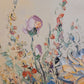 Europäische Schule (XX) Ölgemälde Kräftiges Blumenstillleben 62x51cm