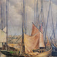 H. Maisonneeuve (XIX-XX) Ölgemälde Bretonischer Hafen 60x80cm