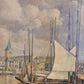 H. Maisonneeuve (XIX-XX) Ölgemälde Bretonischer Hafen 60x80cm