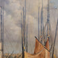 H. Maisonneeuve (XIX-XX) Ölgemälde Bretonischer Hafen 60x80cm