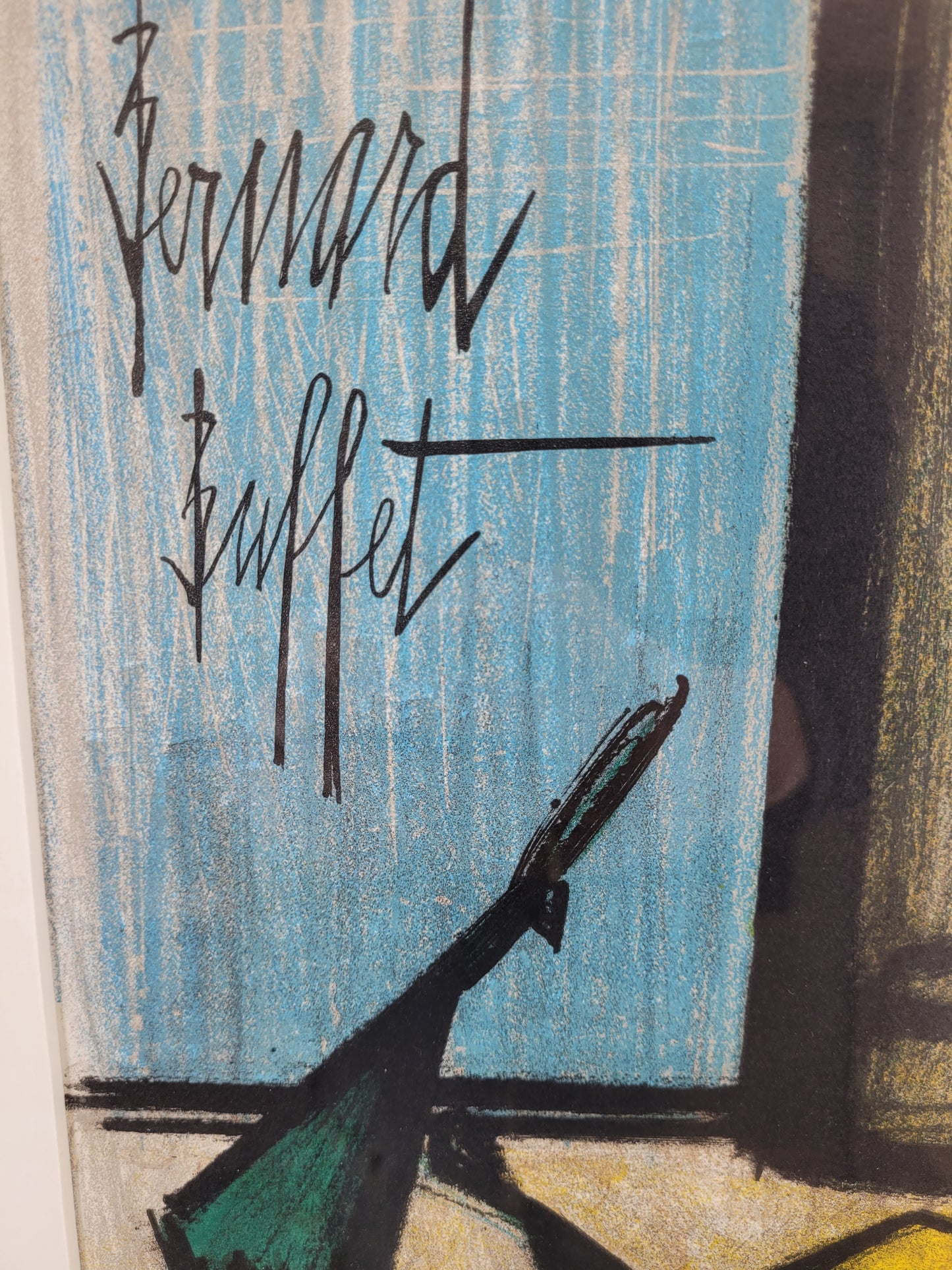 Bernard Buffet (1928-1999) Grafik Lithographie Expressionistisches Stillleben
