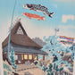 Kotozuka Eiichi (1906-1981) Farbholzschnitt Koinobori Fischfahnen im Mai