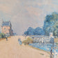 Alfred Sisley (1839-1899) Kunstdruck Der Weg nach Hampton Court 32x40cm