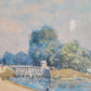 Alfred Sisley (1839-1899) Kunstdruck Der Weg nach Hampton Court 32x40cm