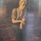 Otto MULSOW (1902-1973) Großes Ölgemälde Frau im Abendkleid im Interieur