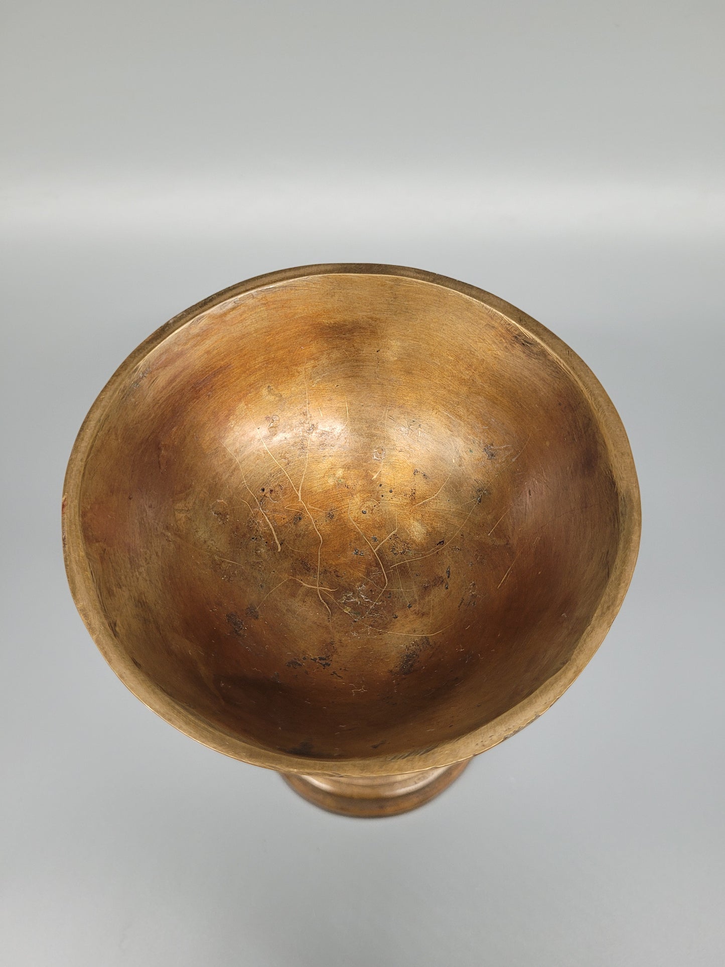 Antiker Massiver Bronze Kelch aus dem 1900 JH