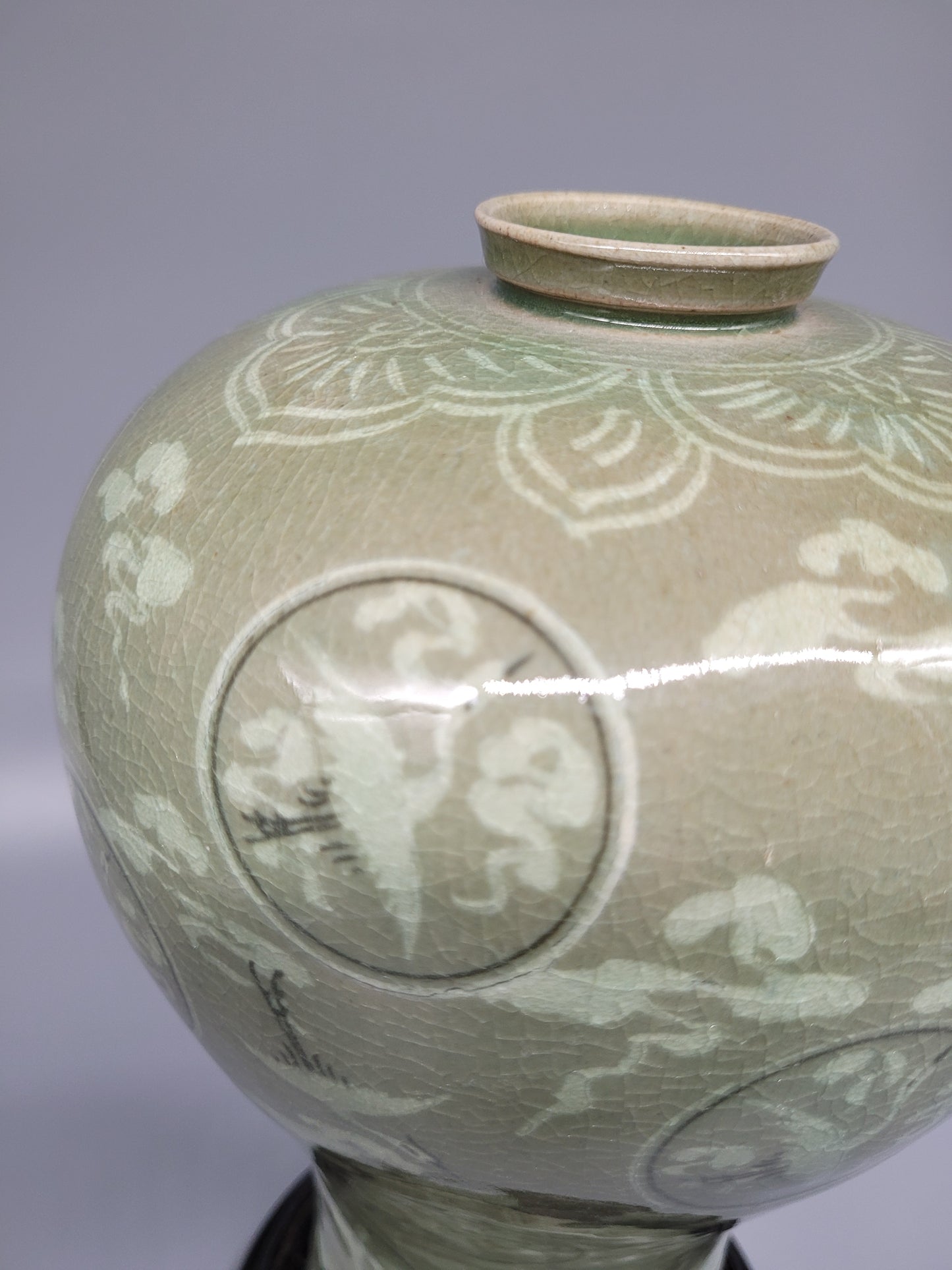 Sammlerstück Japanische Porzellanvase - Signiert Handbemalt