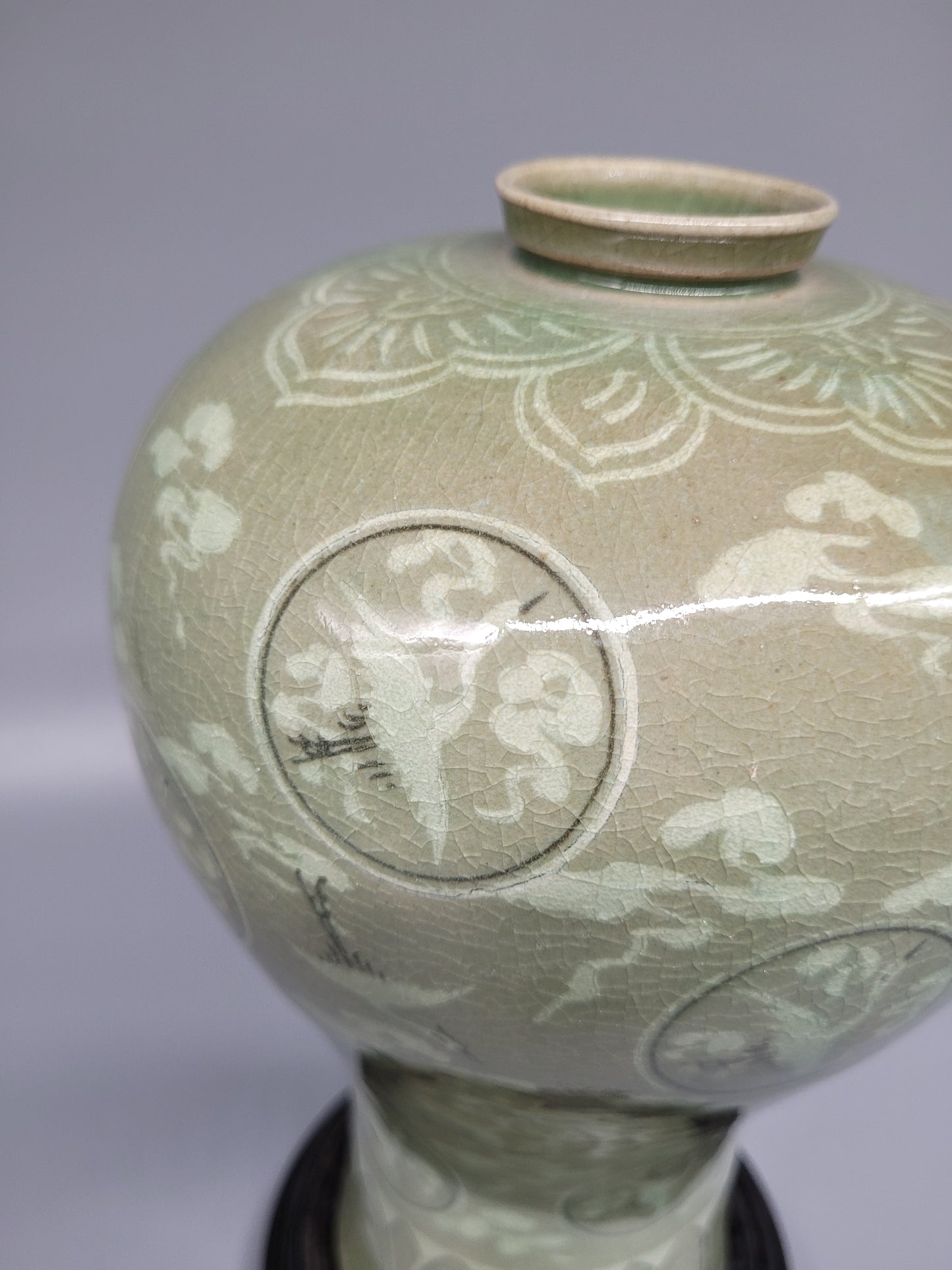 Sammlerstück Japanische Porzellanvase - Signiert Handbemalt