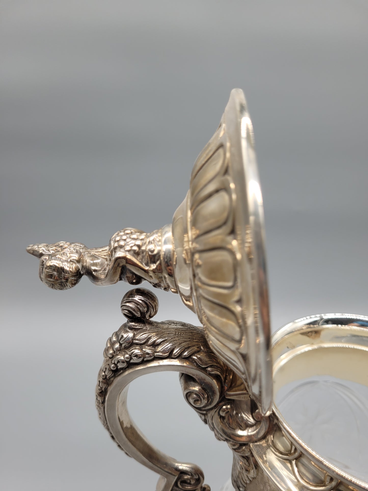 Exquisite viktorianische Silberkanne - 925 Sterling Silber