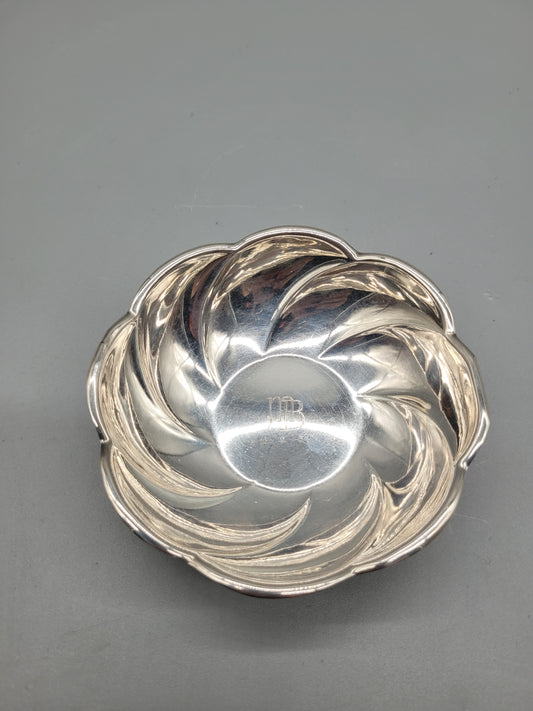 Antik Silber Schale Probierschale 925 Silber aus dem 20 JH