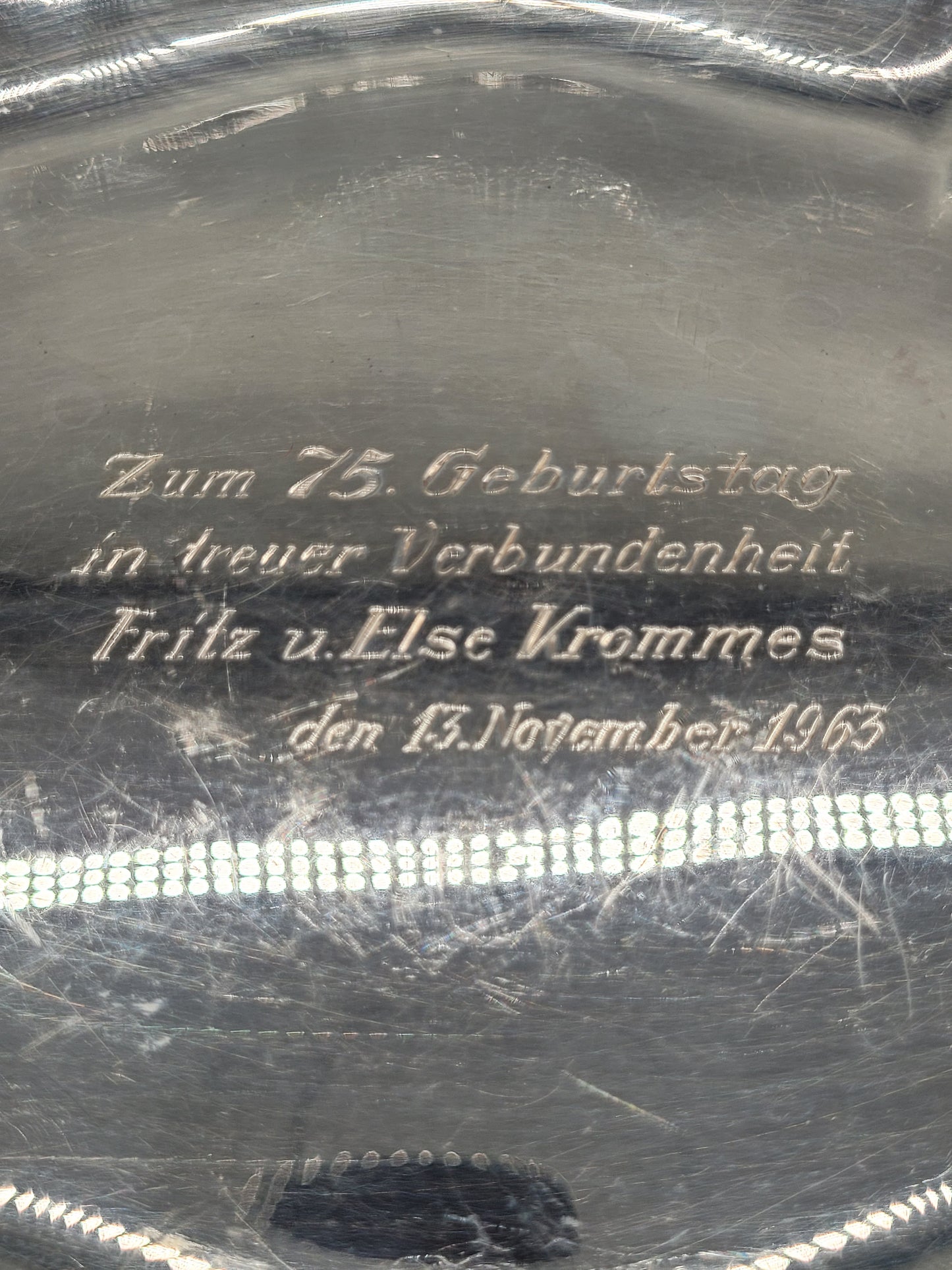Antike Silberne Schale 925 Serling Silber 433gramm