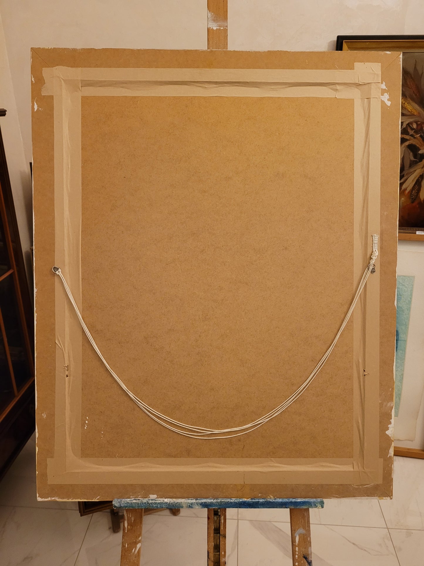 Hochwertiger Kunstdruck in modernem Rahmen, Stillleben 105x85cm