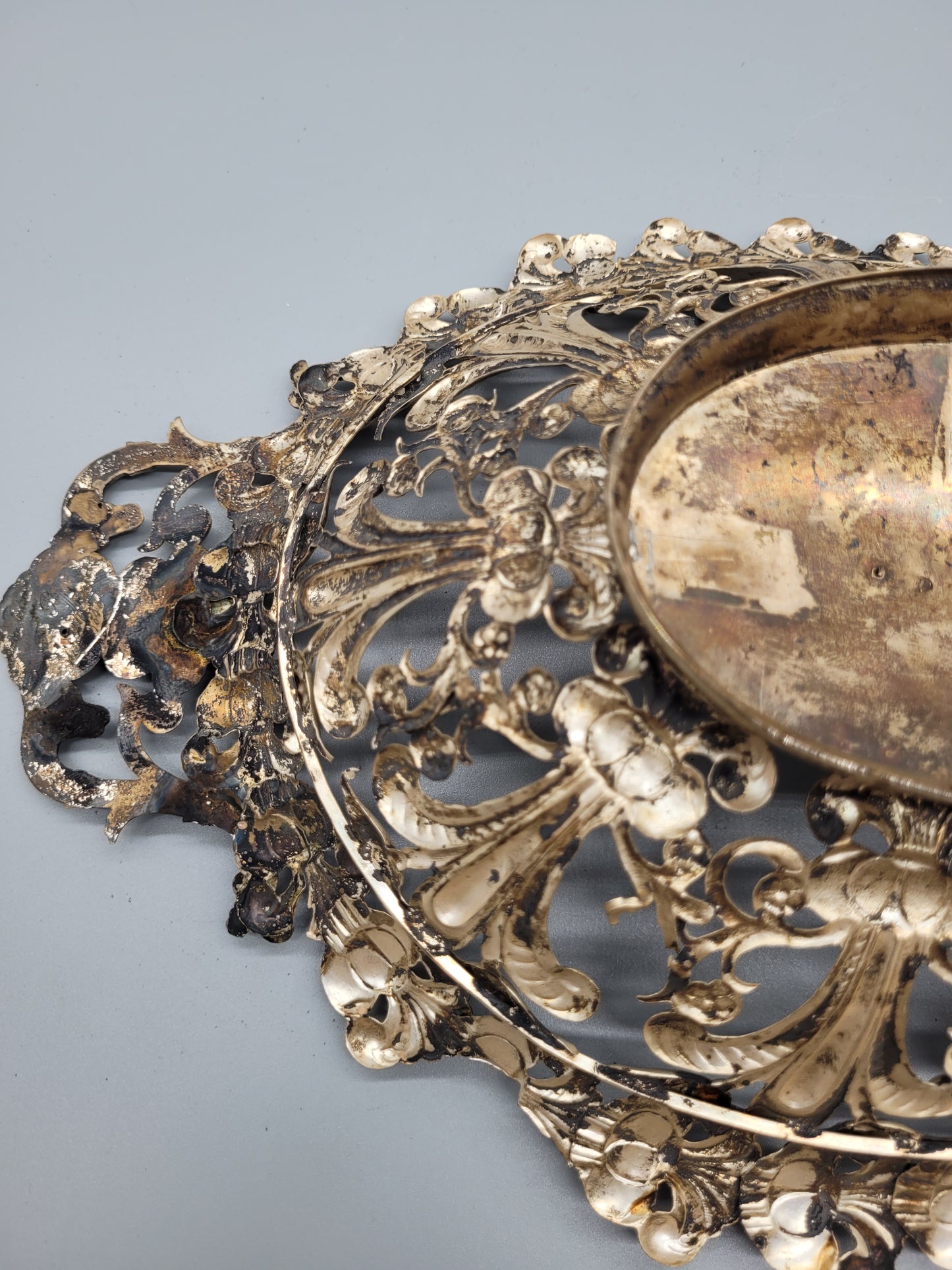 Antike 830er Silberschale aus Österreich