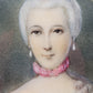 Antike Lumpenmaleri - Porträt einer Frau
