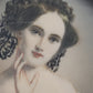 Antike Lumpenmaleri: Porträt einer Frau