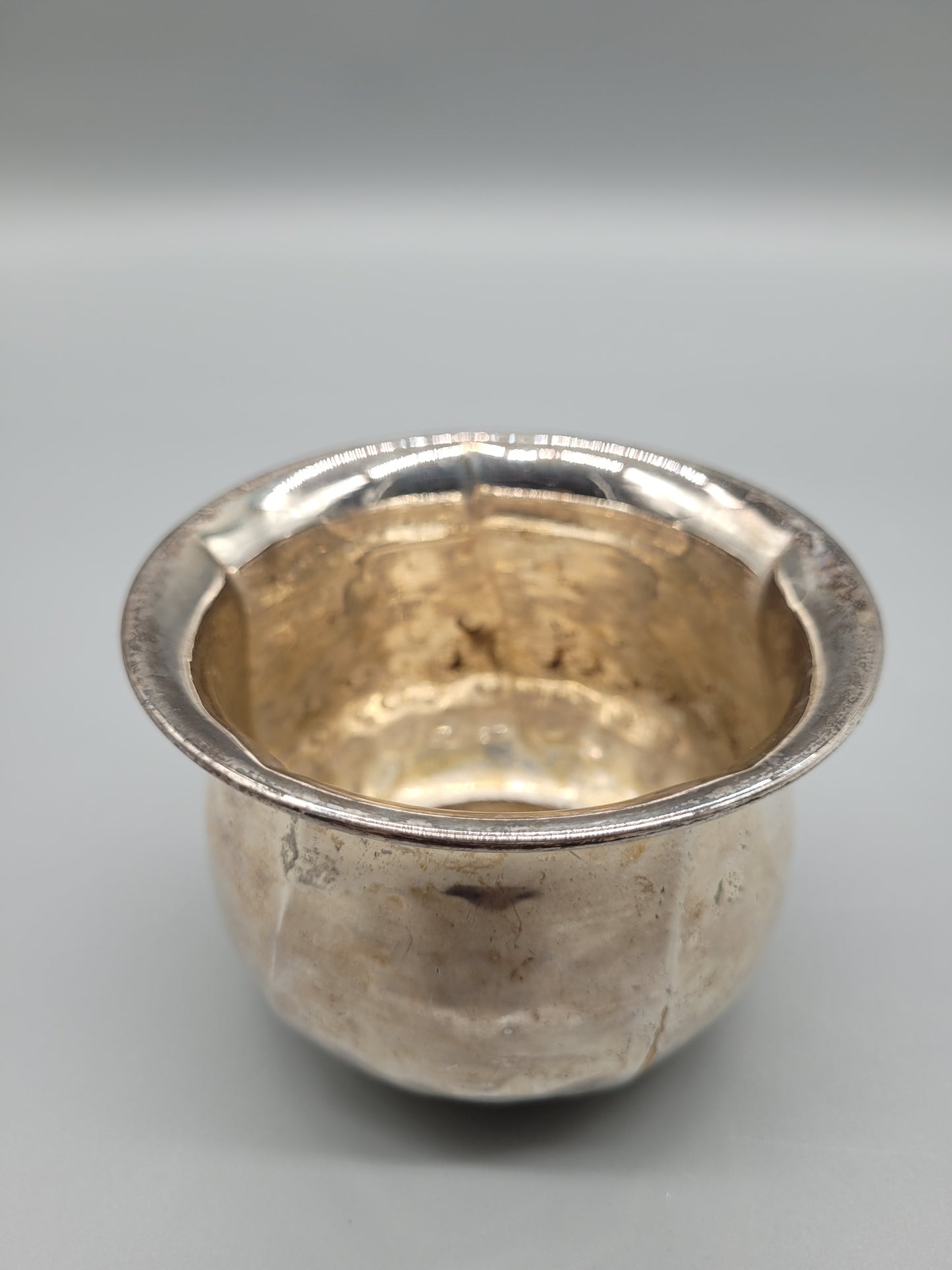 Selten Antike China Silberschale aus 19JH Vase