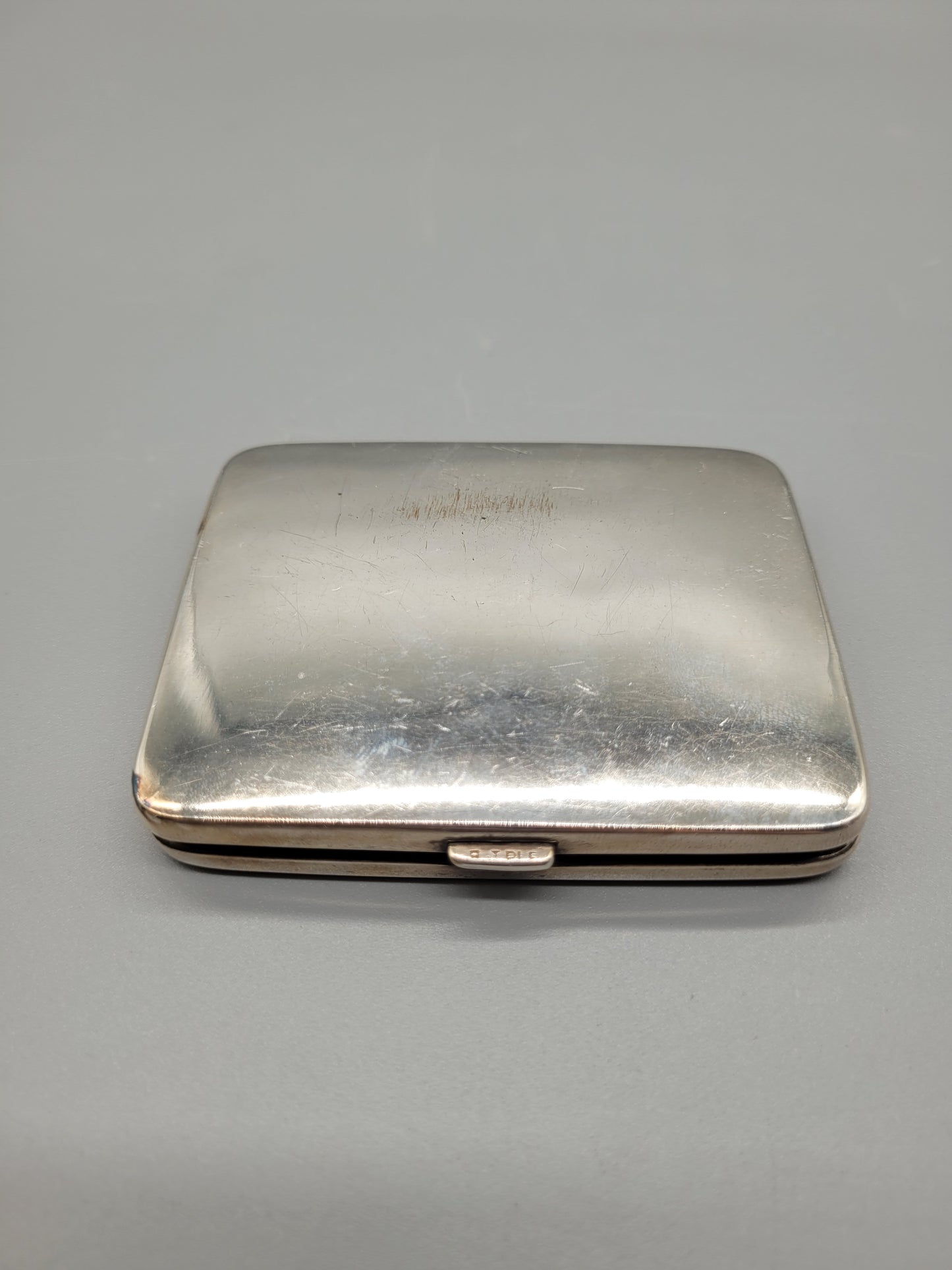 Antike Silberne Zigarettenbox Punziert Selten