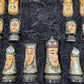 Prunkvolles Schachspiel Handgeschnitztes Schachspiel/  32 Ritterfiguren
