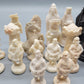 Schachspiel aus Marmor und Alabaster - Handgefertigt im frühen 20. Jahrhundert