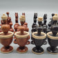 Antikes Schachspiel im Regency-Stil - Handgefertigt aus Holz