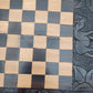 Antikes handgefertigtes Schachbrett aus Afrika Schachspiel für Sammler