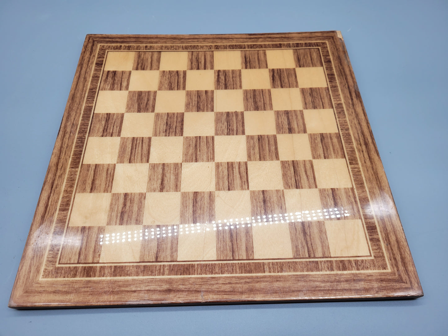 Antikes handgefertigtes Schachbrett Schachspiel für Sammler