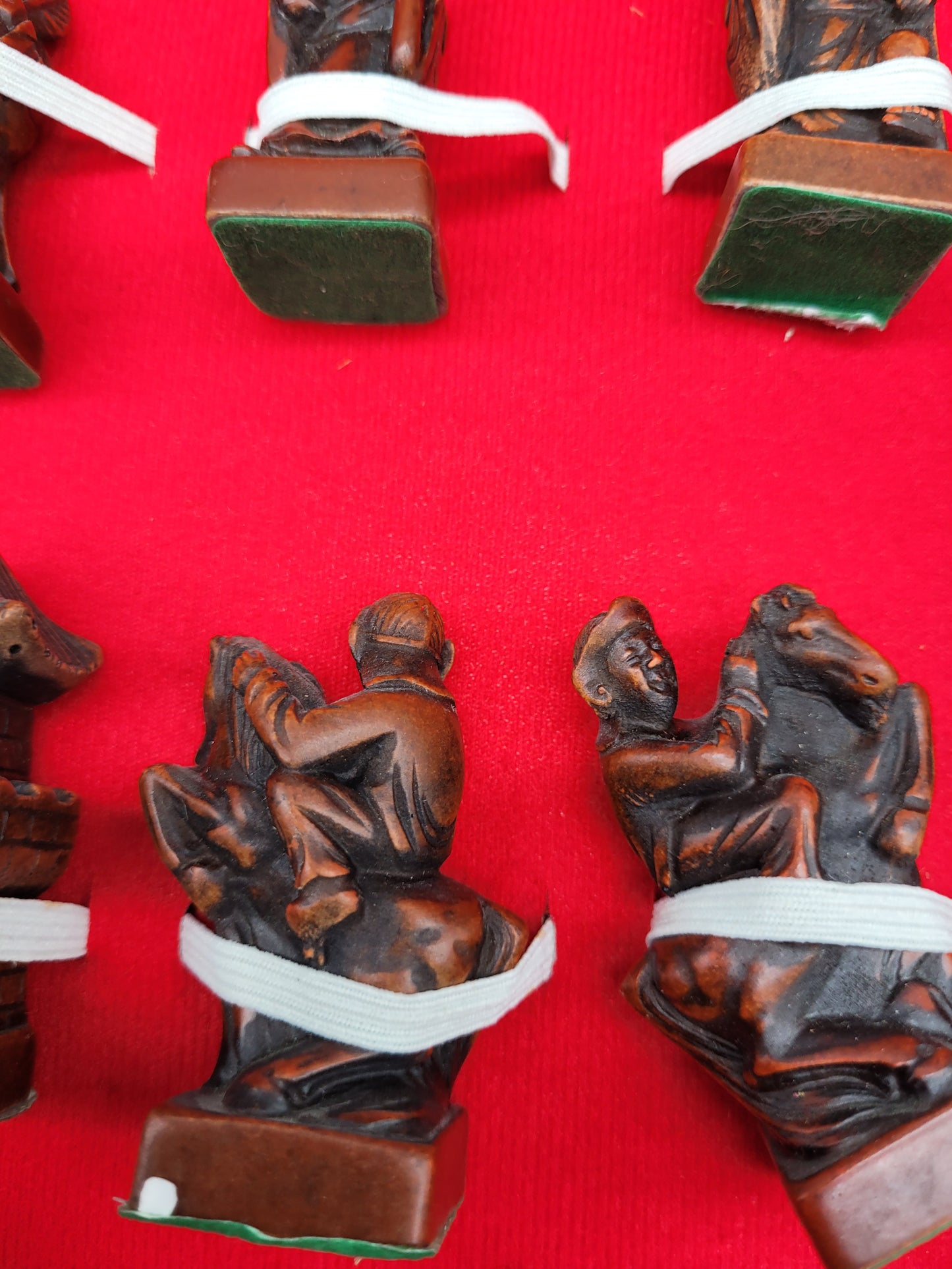 Antike Schachfiguren aus chinesischem Jadestein