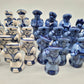 Antike Schachfiguren aus  Der sowjetunion Porzellan - 32-teiliges Set