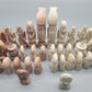 Antikes Afrikanisches Schachspiel aus Kisii-Stein - 32-teiliges Set
