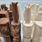 Selten Semi Antikes Ägyptisches Schachspiel - 32-teiliges Set