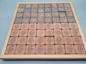 Antike Mosaik Steine, Naturelle Handarbeit