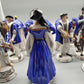Antike Porzellan Schachspiel Dresdner Porzellan 16 Schachfiguren Selten
