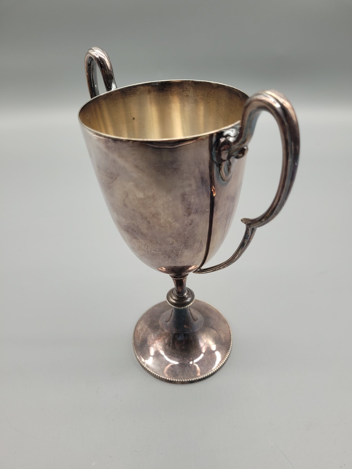 Meistermarke Mappin & Webb, London Sheffield Art Deco Silber Pokal, Kelch
