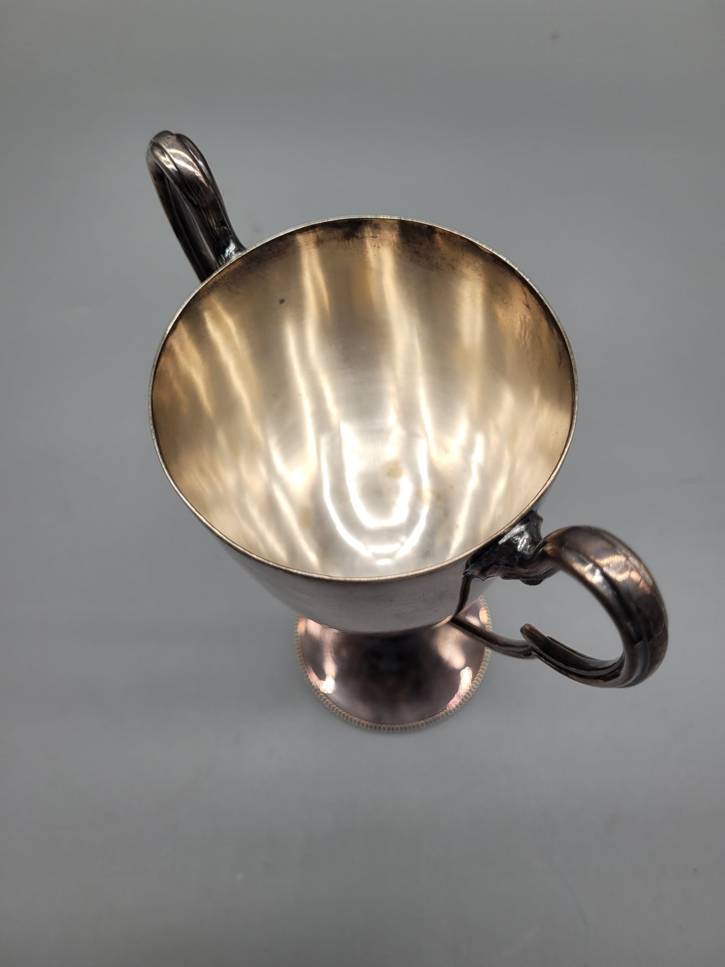 Meistermarke Mappin & Webb, London Sheffield Art Deco Silber Pokal, Kelch