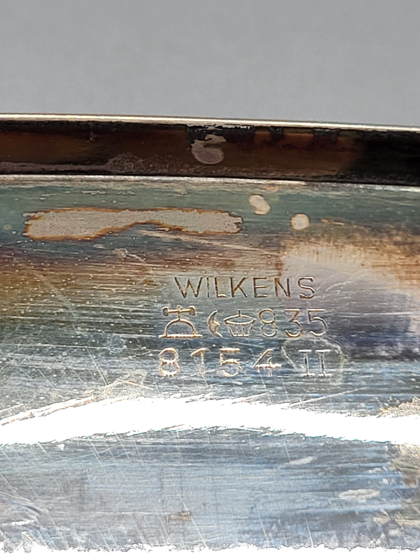 Deutsche Meistermarke Wilkens & Söhne Antike 835er Silberschale
