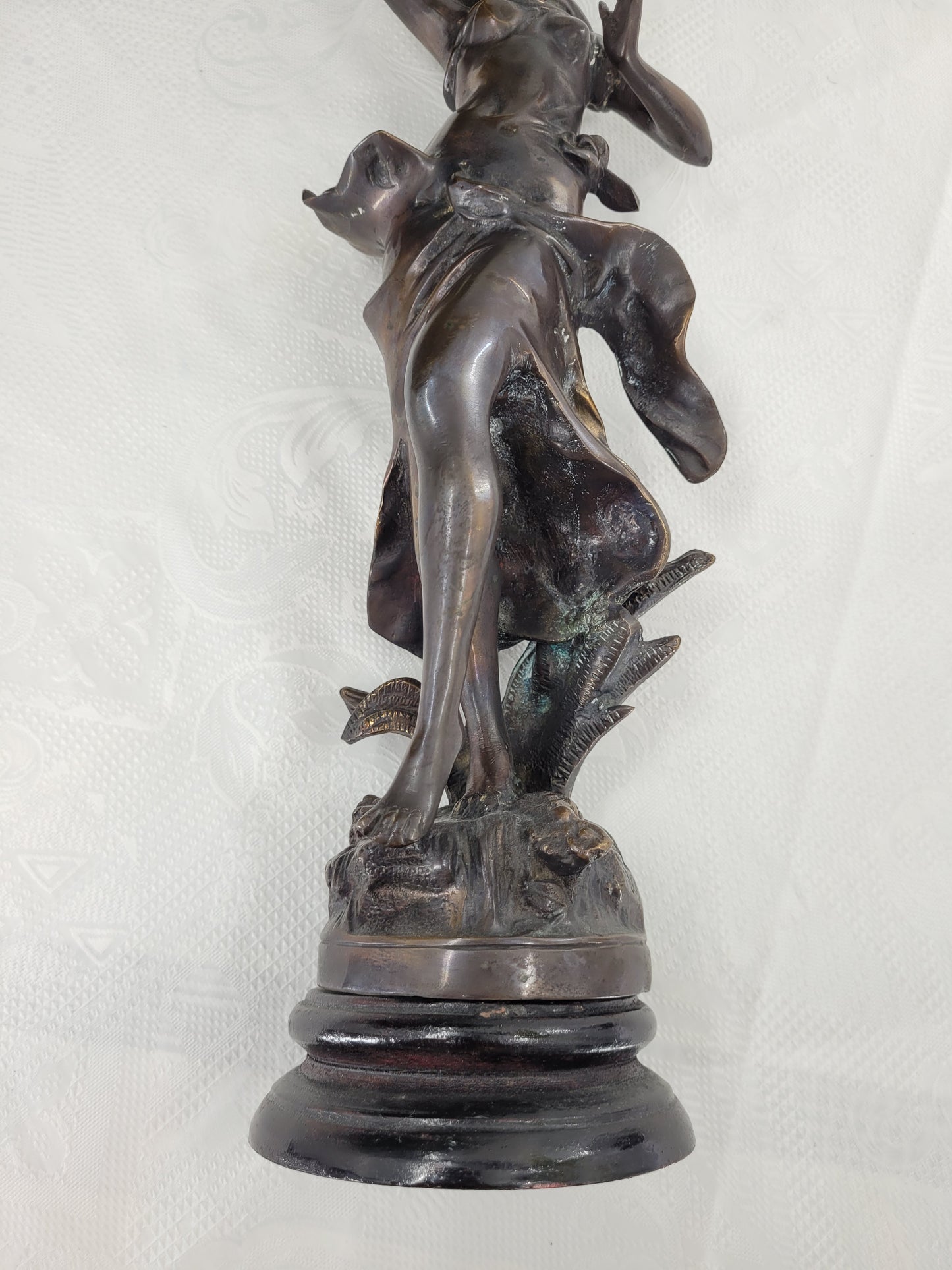 Auguste Moreau (1834-1917) Bronze, Figur 3,9kg