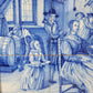 De Porceleyne Fles Royal Delfts nach Jan Steen (1626-1679) Fliesenbild