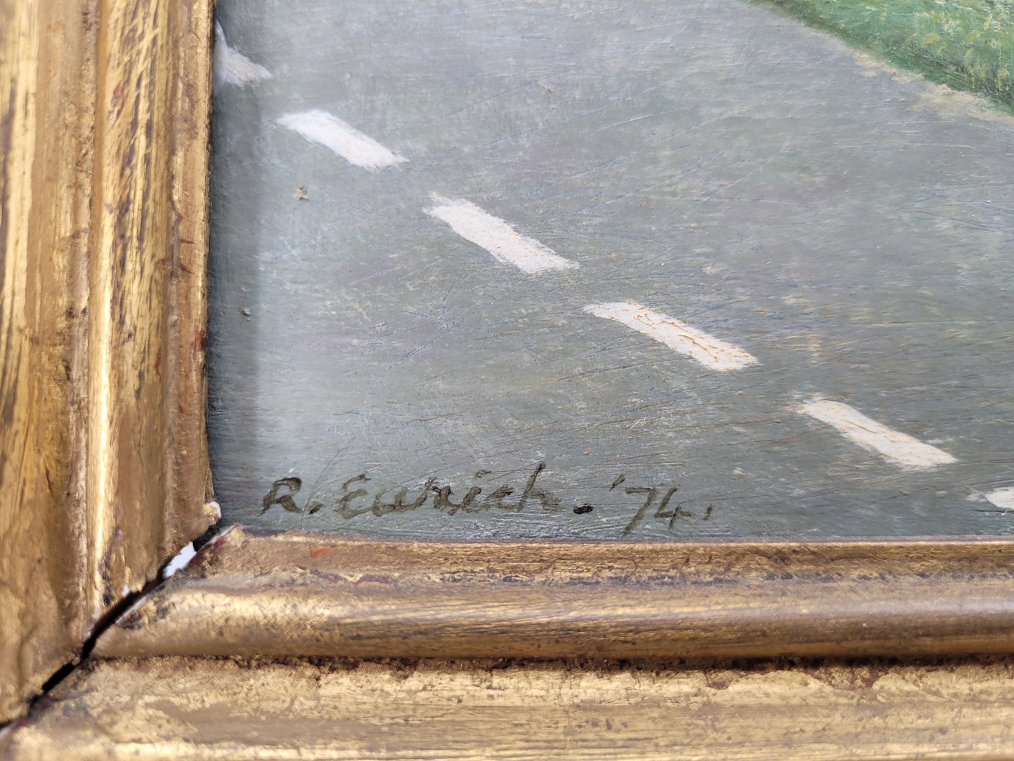 Richard Eurich (1903-1992) Ölgemälde The Reservoir 38x54cm