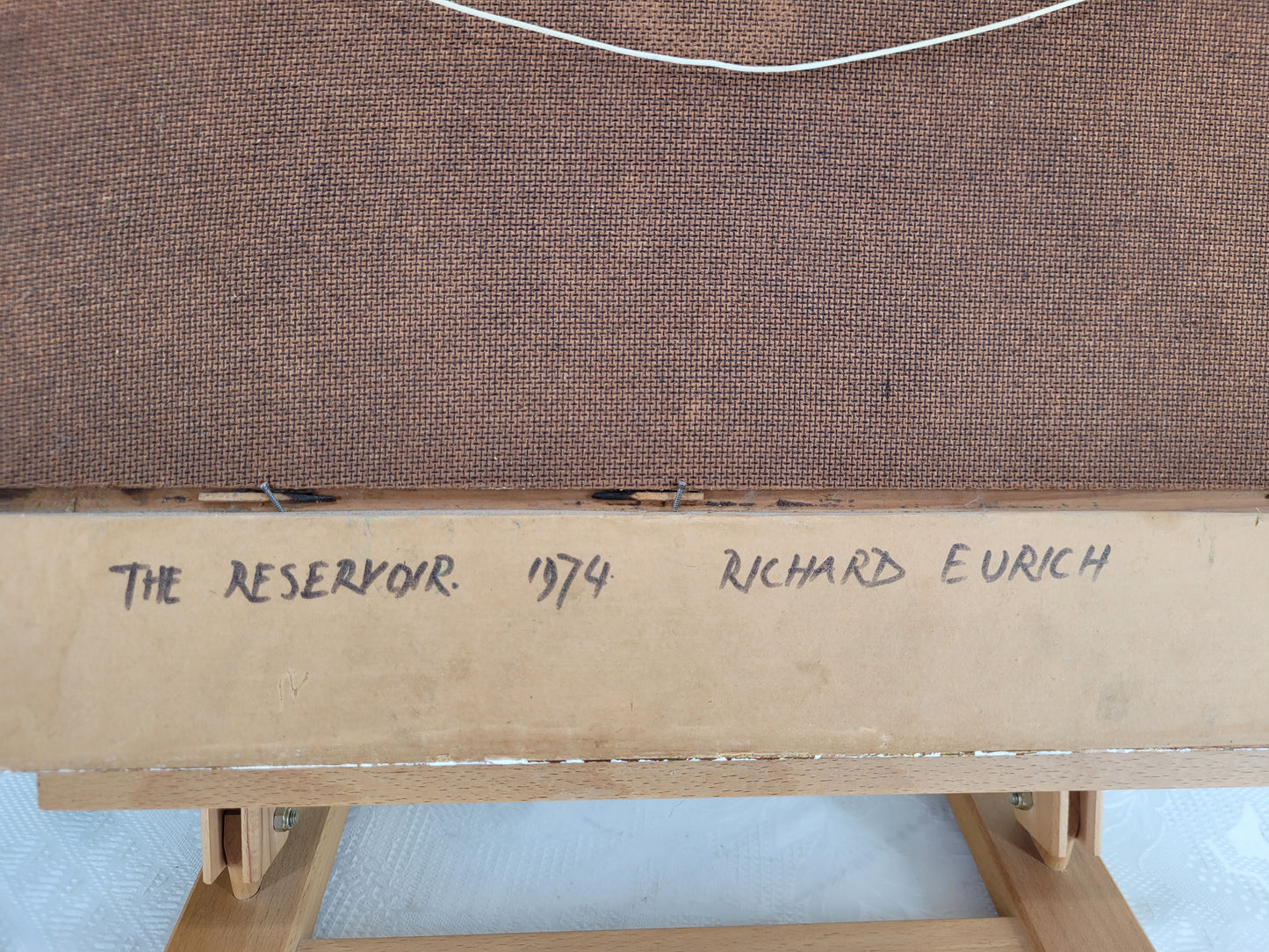Richard Eurich (1903-1992) Ölgemälde The Reservoir 38x54cm