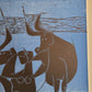 Shiro Ikegawa (geb. 1933) Original Lithographie Expressionismus